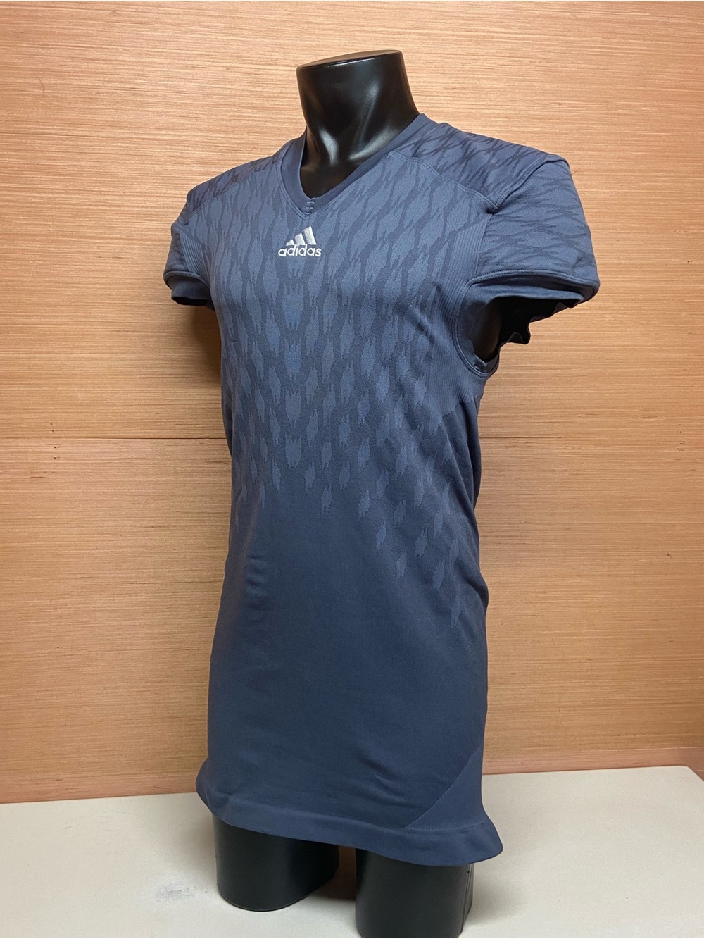 Adidas Football Techfit Prime Knit Gray Jersey Shirt Men's Size 2XL